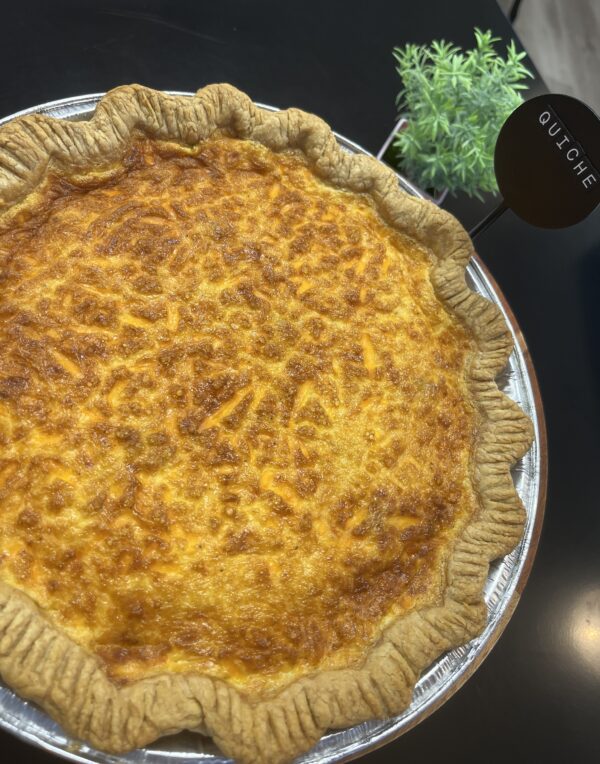 12" Sausage Cheddar Quiche